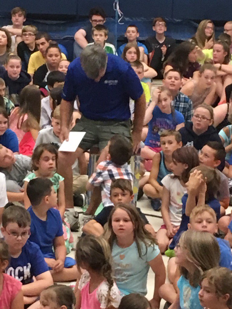 Our Mr Baker is retiring. 19 years of dedication and commitment to making King George great! #gratitude #bittersweet