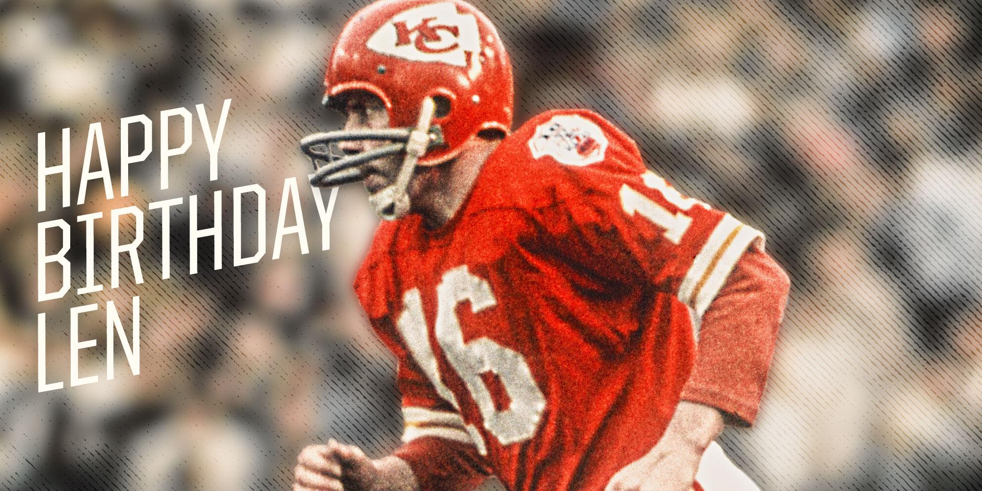 Happy birthday to Hall of Famer Len Dawson! 