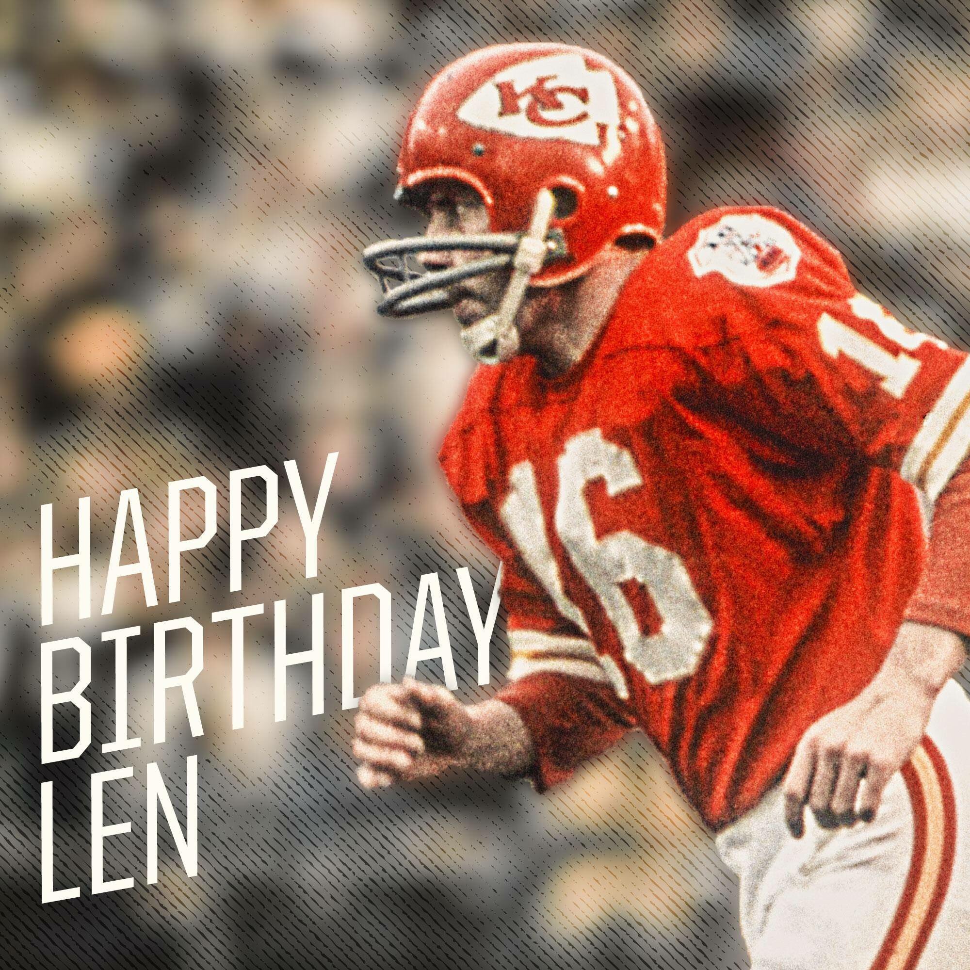 Happy Birthday to Len Dawson      