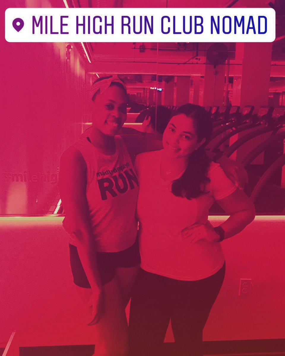 KimmyCakezz's tweet photo. My first class ever at @MILEHIGHRUNCLUB was so amazing. I can't wait to go back! #dash28 #milehighrunclub #treadmillrunning #nycrunning https://t.co/hZeDqz3a8t
