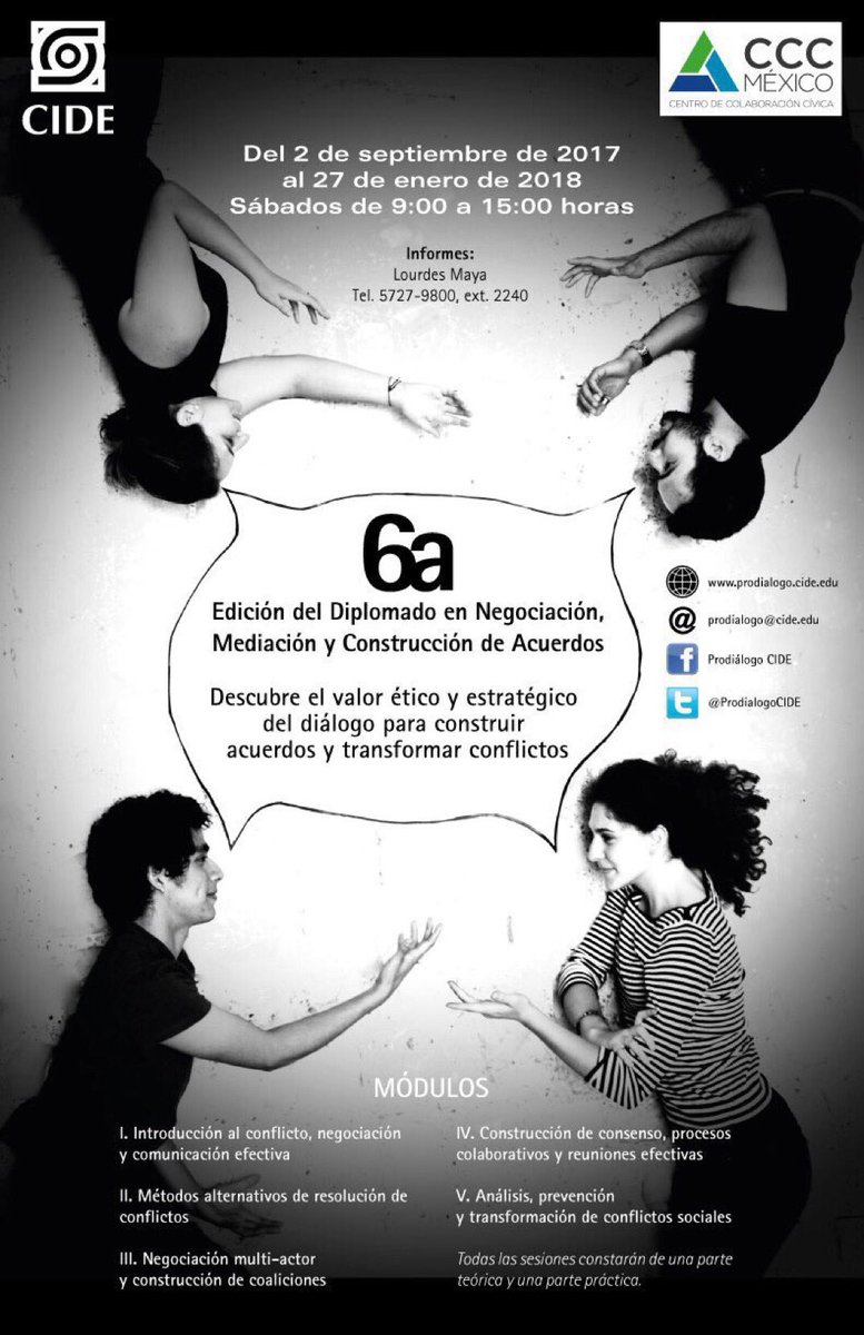 ¿Ya checaste los nuevos horarios? Sábado de 9am-3pm. Sólo subes un día (y sin tráfico) a Sta Fe. e-continua.cide.edu/productinfo.as…