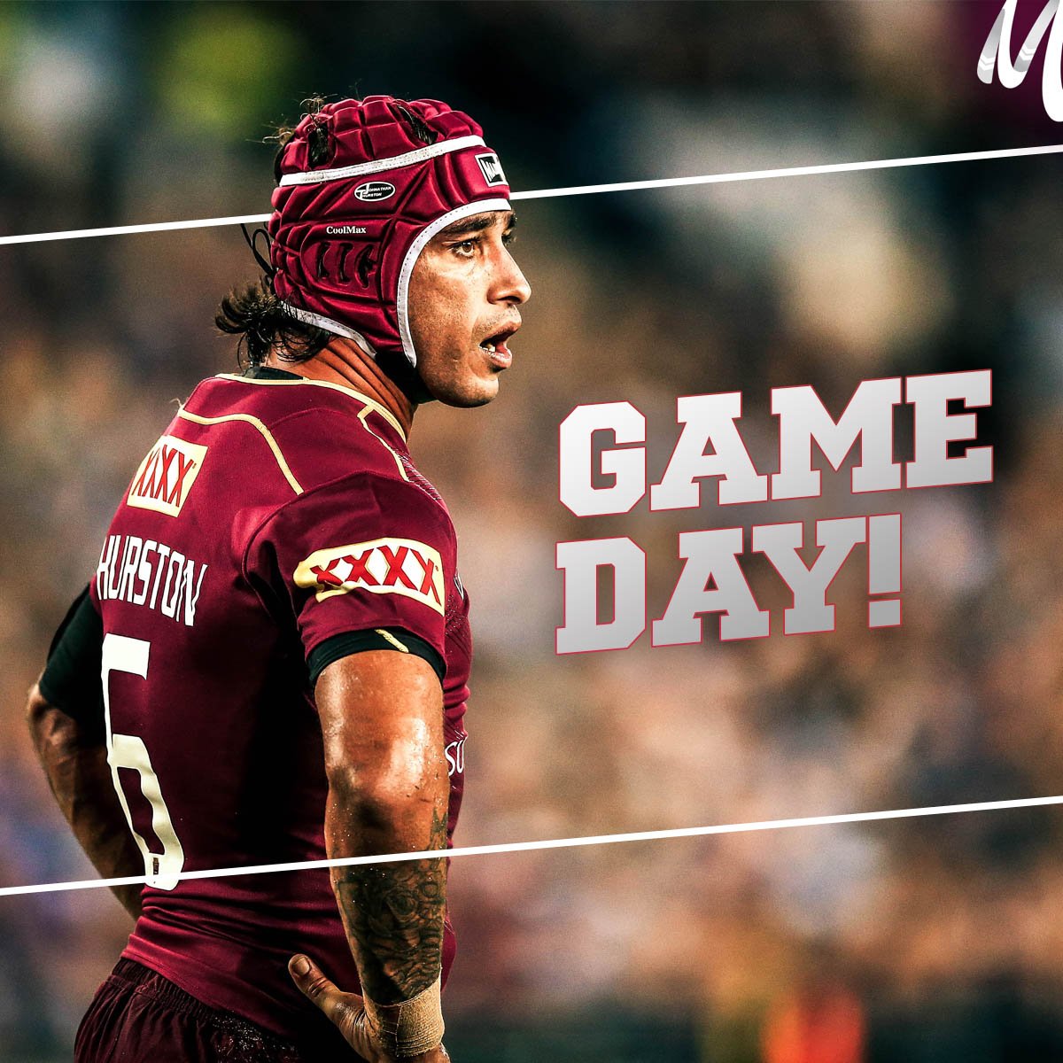 Go <a href="/QLDmaroons/">Queensland Maroons</a>! 

#QLDER #GameDay #StateOfOrigin