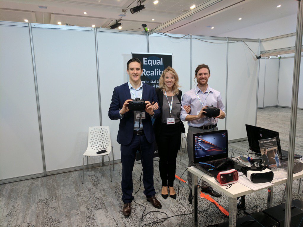 Come check out #VirtualReality for learning at the Australasian Talent Conference #ATC2017