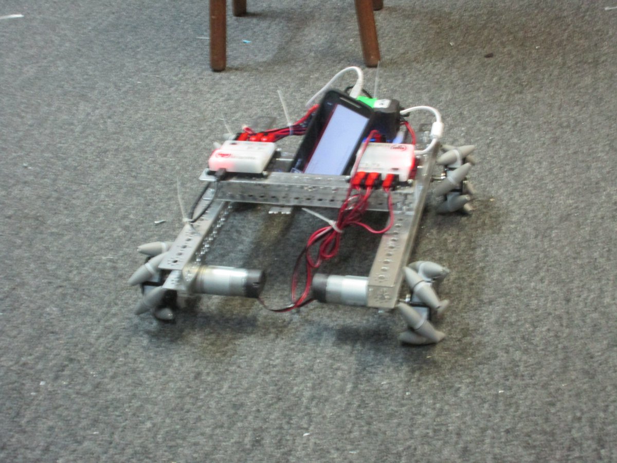 We built a mecanum drive train in our off season! #omgrobots