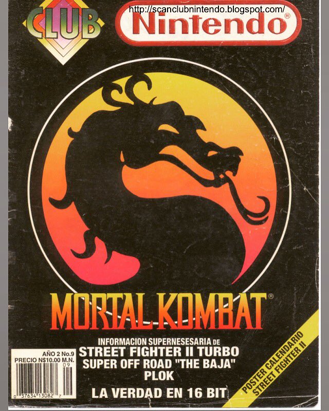 LosRetroGamers's tweet photo. Este martes de #RevistaRetro te compartimos el año 2 #9 de #ClubNintendo de septiembre de 1993. #MortalKombat 👊😎
https://t.co/vMsiyZkjzd https://t.co/cyz7X4q5BU
