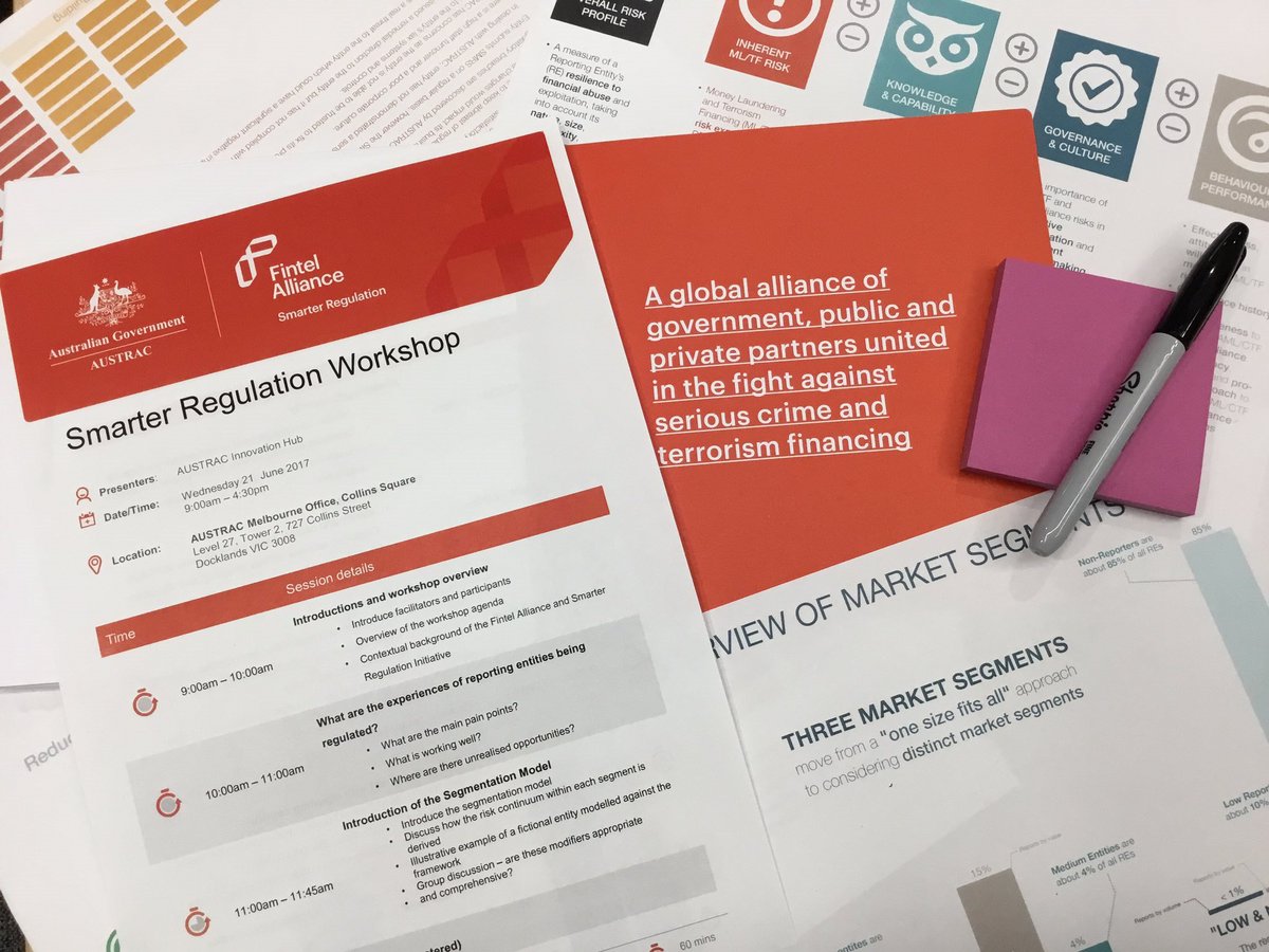 AUSTRAC's tweet photo. This is genuine #collaboration—co-designing the future #AML #CTF regulatory model with industry #SmarterRegulation #FintelAlliance https://t.co/MIg9agdK81