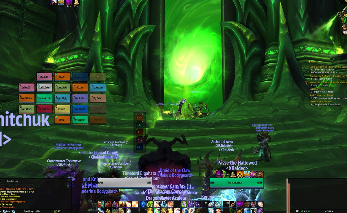 JackieMButler's tweet image. Hello #TombOfSargeras #NewRaid @Warcraft :)