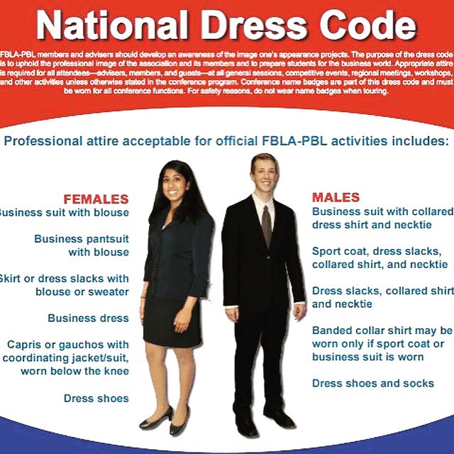 fbla dress code