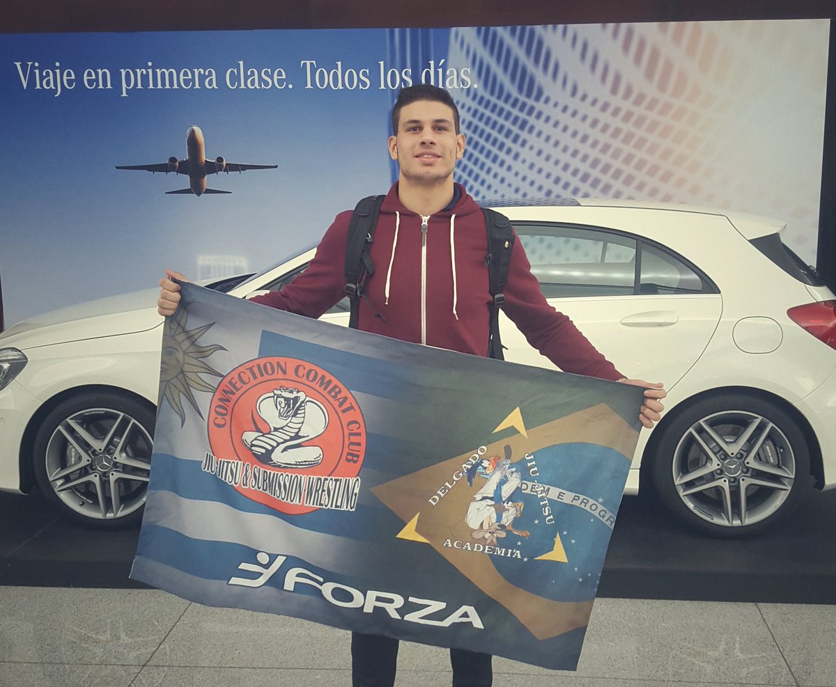 Camino a Sao Paulo a disputar el Mundial de CBJJE 2017, gracias a Forza y Keiko Sport por apoyarme en este sueño!