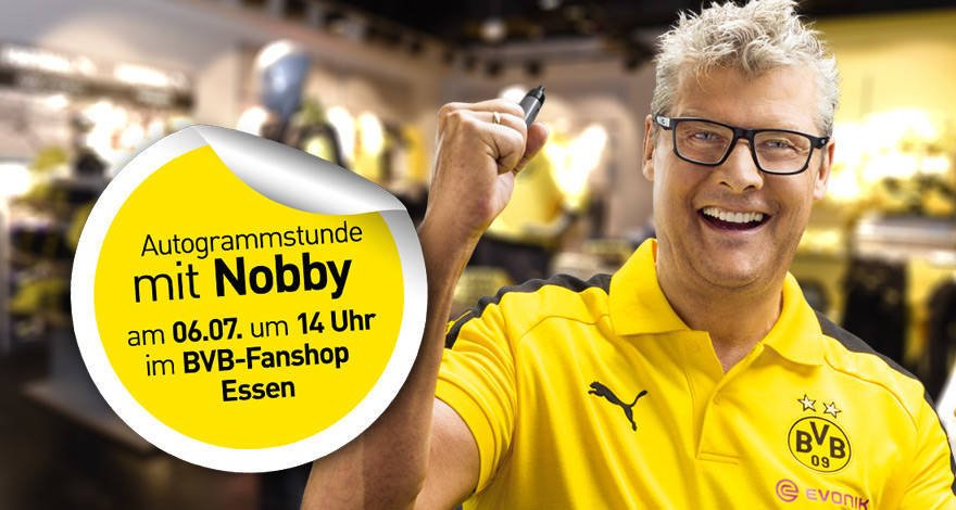 BVB's tweet photo. 🎫 Tickets fürs erste Testspiel bei @rot_weiss_essen gibt's im Fanshop in Essen. Kommt am besten morgen ab 14 Uhr 😉
👉 https://t.co/l2bUBDp96P https://t.co/ZqvqL1RuIz