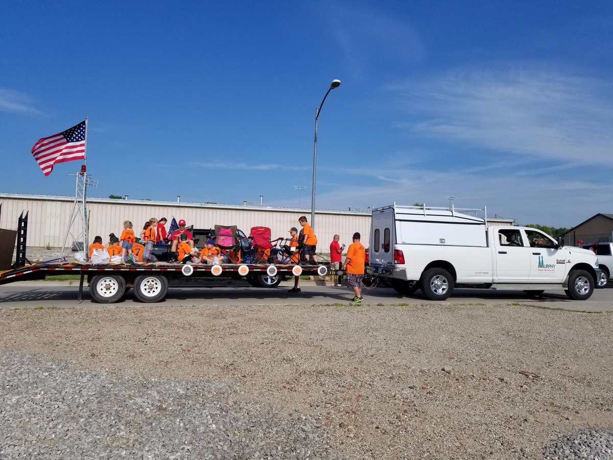 Murphy Tower's float in the Carlisle 4th of July Parade.