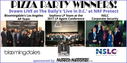 Congratulations to the GLPS pizza party winners announced at Live in D.C. at #NRFProtect (spons. <a href="/NuTechNational/">NuTech National</a>): d-ddaily.net/2017-glps
