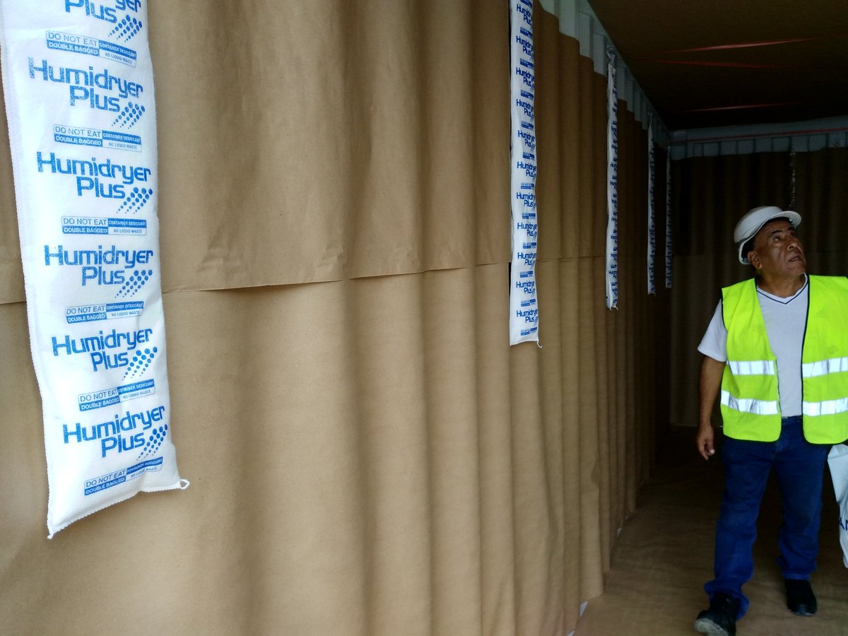 How do you avoid mold problems when shipping pure Nacional #cacao? Top quality - expensive - absorbent panels