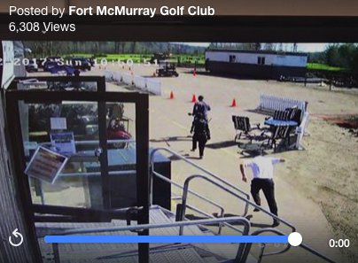 <a href="/FortMcMurrayGC/">Fort McMurray GC</a> Head Pro Jason Vaughan demonstrating some serious agility (pro &amp; part-time crime fighter) bit.ly/2tR8ot8 👮
