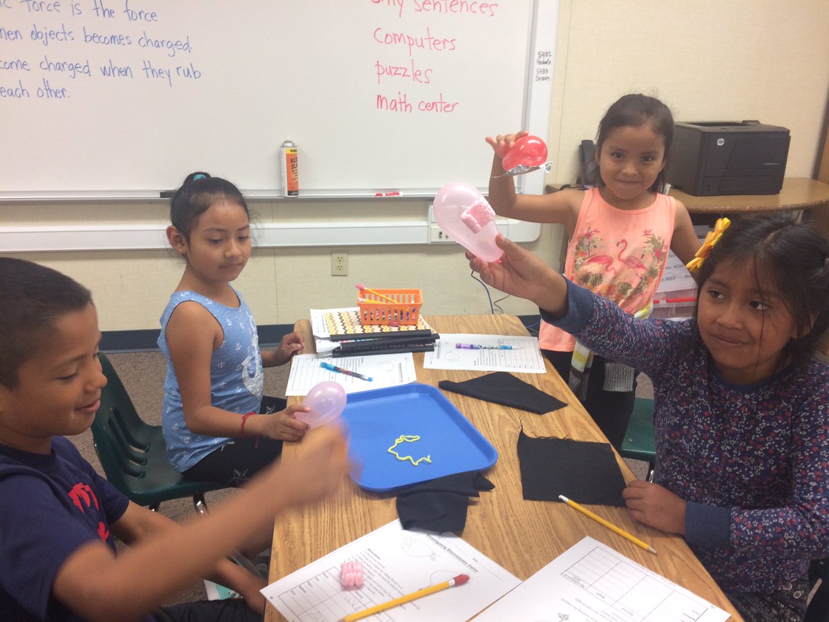 Learning about electrostatic force#migranteduc#summerschool