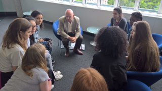 EnfieldCounty's tweet photo. Our Year 12 History students at #AmCon2017 hosted by @HolocaustUK Students were also filmed with Holocaust Survivor Ben Helfgott MBE! https://t.co/2fiVfT9XVm