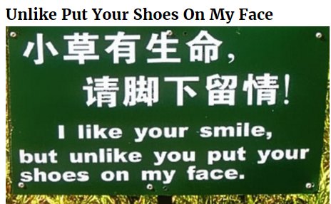 Funny Translation Errors Free #translation #proofreading ProofreadingCircle.com #1nt Free editing svcs exchange