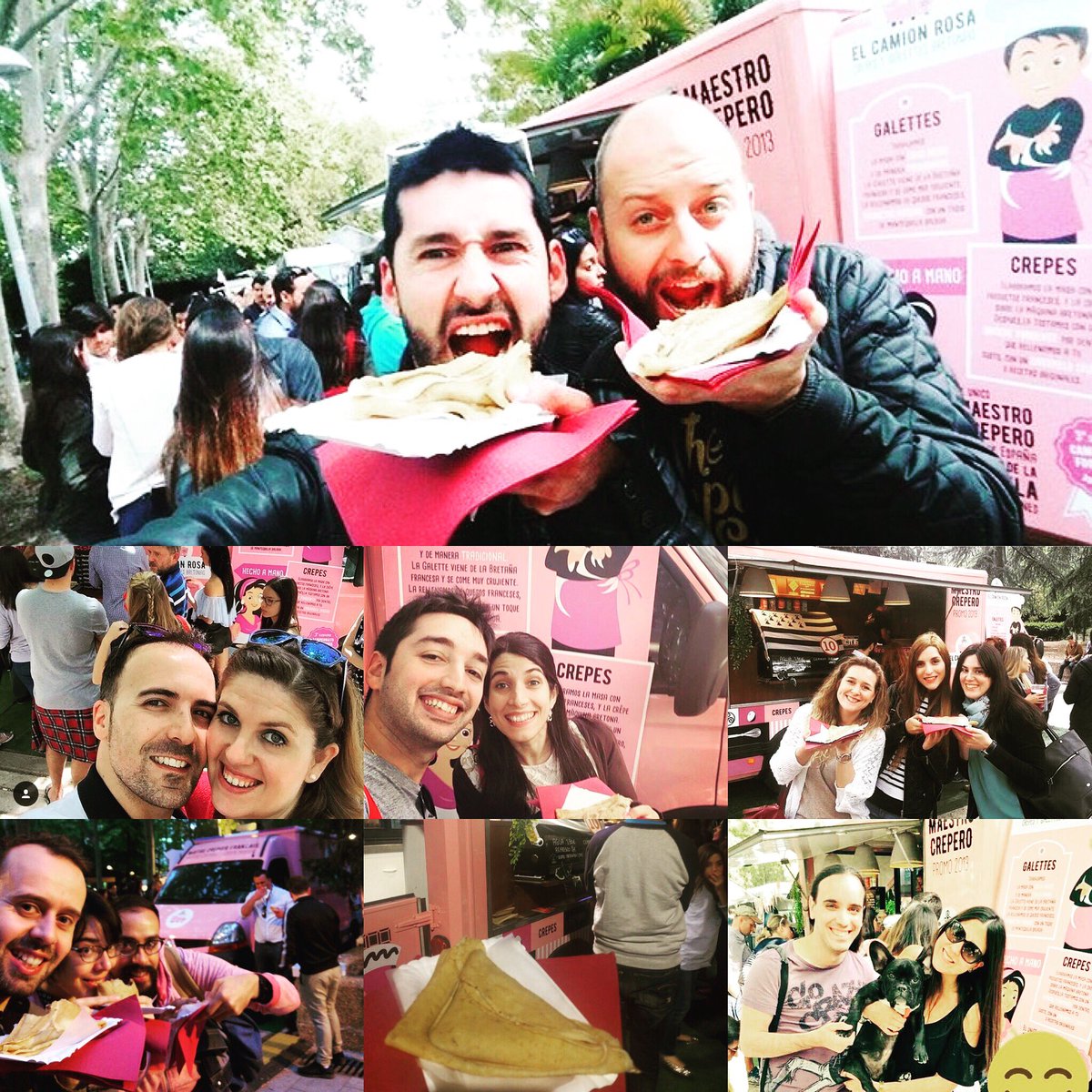 Nuestros ganadores al concurso foto en <a href="/MadrEATmarket/">MadrEAT Food Market</a>. Foto de arriba: una cena para 2 👏👏👏 fotos a bajo: una Crêpe de nutella ! Bravo !!!