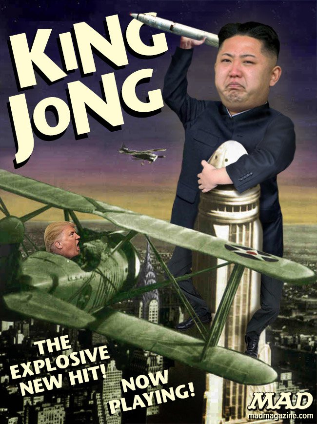 Ape Fear Dept.
KIM JONG-UN'S LATEST TERRIFYING PRODUCTION
madmagazine.com/blog/2017/07/0…