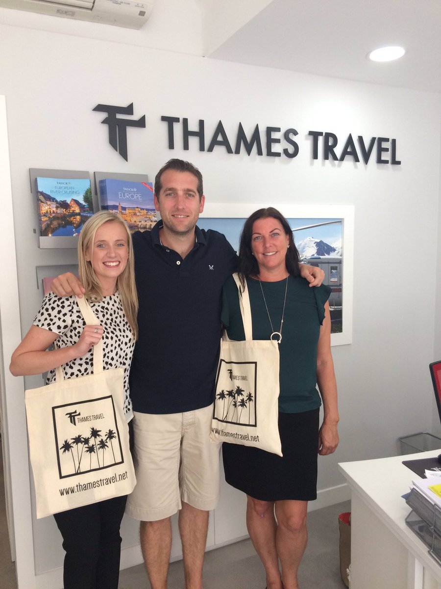 Great to see our friends from <a href="/jetsetholidays/">Jetsetholidays</a>! They loved our new Thames Travel #beachbag!