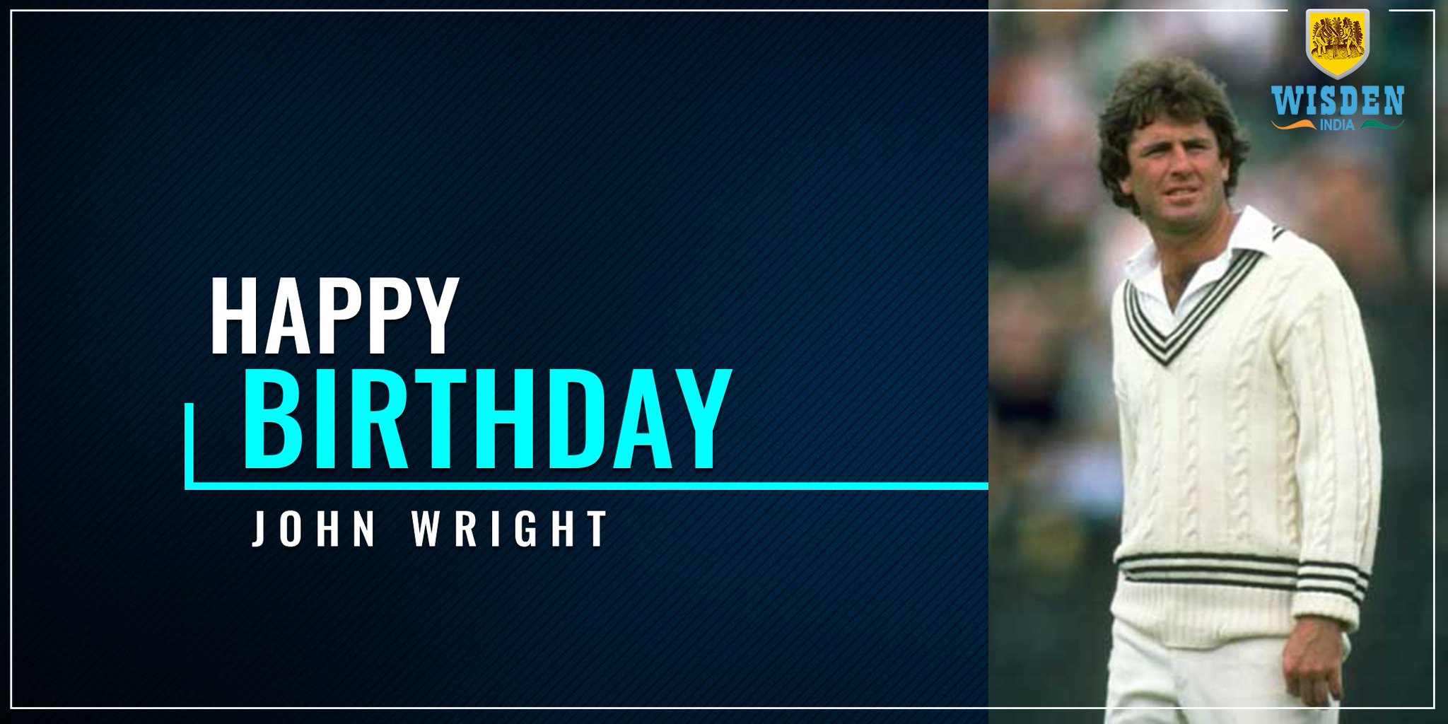 Wishing a very Happy Birthday to the former player & former India coach John Wright! 