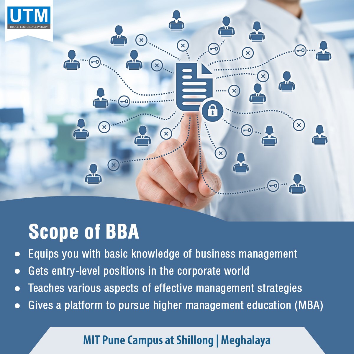 #BBA is popular among #students aspiring to venture in the world of #management. See yourself as a part of it? Visit bit.ly/BBA-UTM