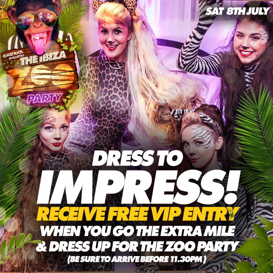 Anyone going the extra mile and dressing up for the occasion will get FREE VIP Entry before 11.30pm just by turning up at the front door.