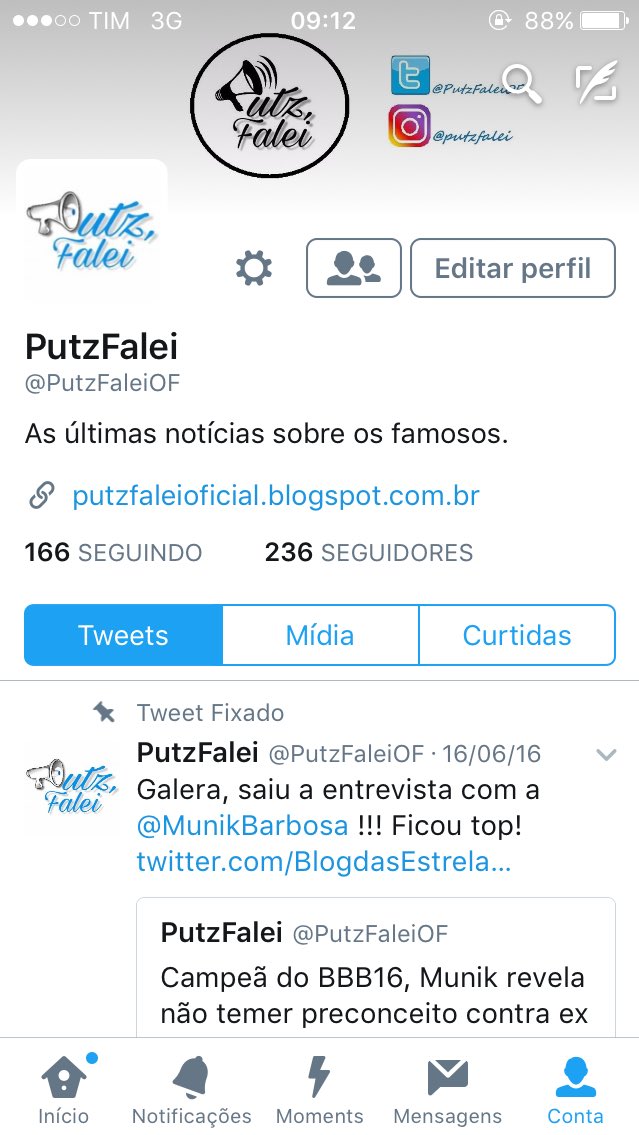 PutzFaleiOF's tweet photo. @blogdasestrelas  está de cara nova. Tudo repaginado ❤ Continuem com a gente, agora com @PutzFaleiOF 🙏🏻 https://t.co/S7ZnNE3g3y