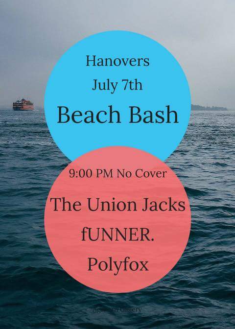 ListenUpMedia's tweet photo. Come down to @HanoversAustin on Friday to have a beaching time! 👙👙 Shake your butt with @fUNNERatx, #polyfox &amp; #theunionjacks!! https://t.co/UZzzRG4bsK