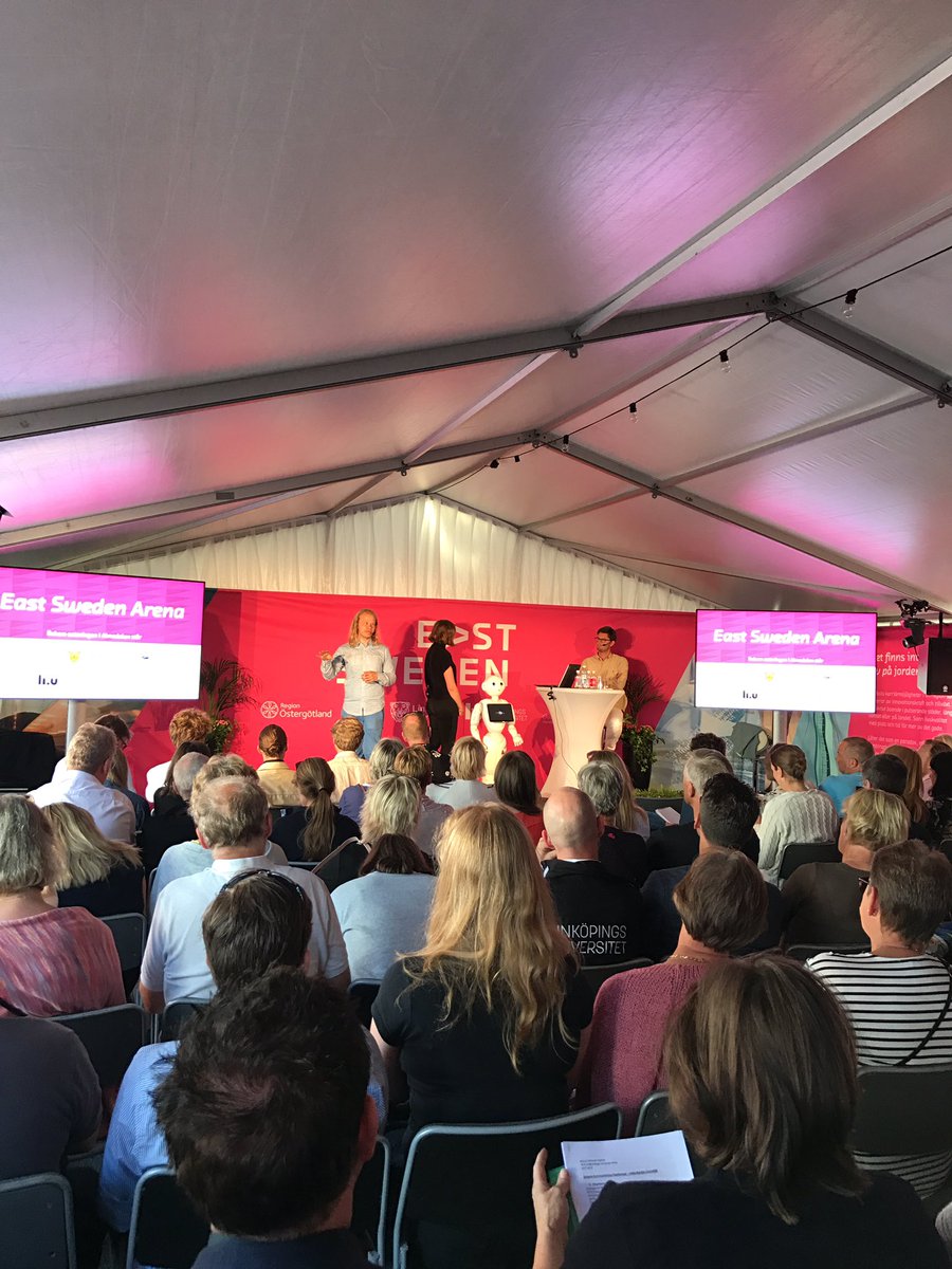När blir roboten förälskad i människan? Nu på #eastsweden arena i #almedalen
