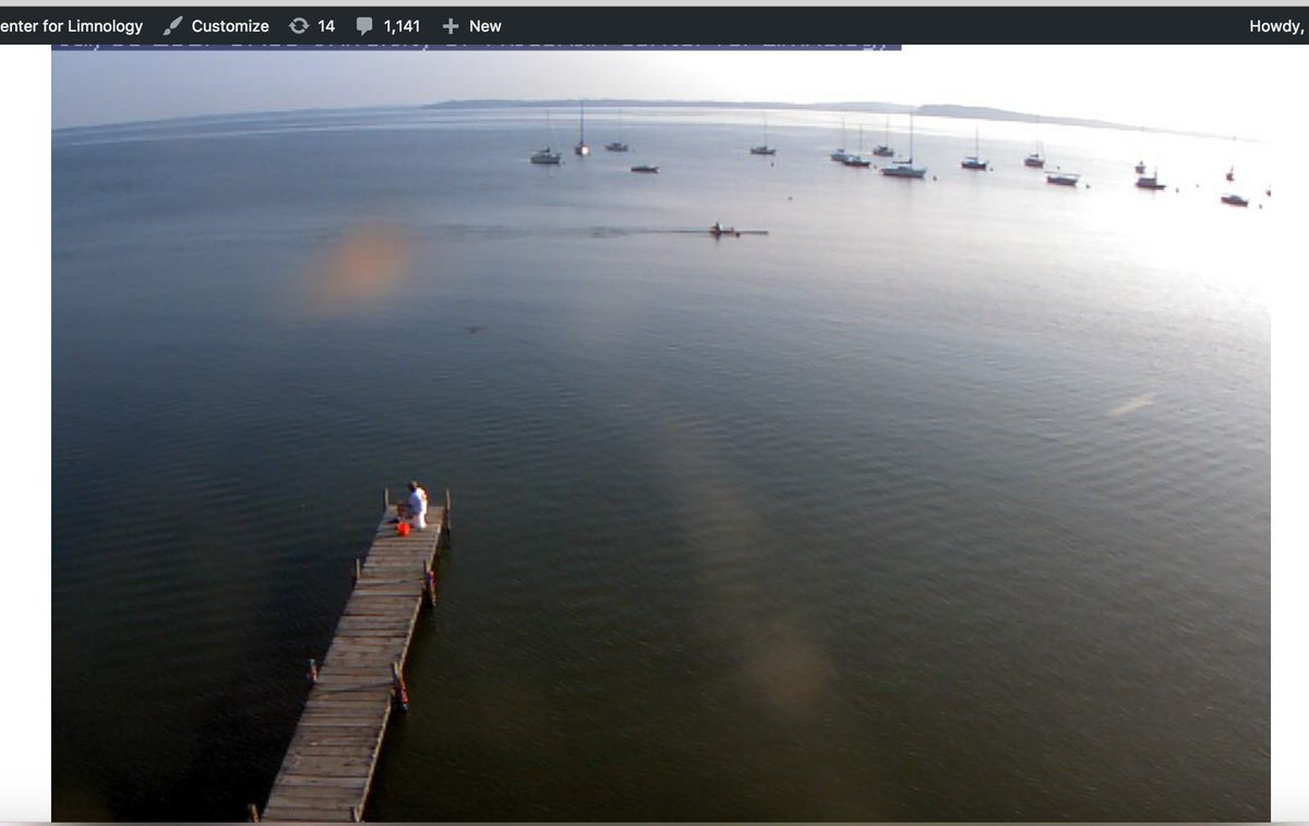 Center for Limnology (@wisclimnology) on Twitter photo Did you know we have a new <a href="/LakeMendota/">Lake Mendota</a> webcam & had a birthday this weekend? Well...we do (& did). ow.ly/isYM30dlL2A Did you know we have a new <a href="/LakeMendota/">Lake Mendota</a> webcam & had a birthday this weekend? Well...we do (& did). ow.ly/isYM30dlL2A