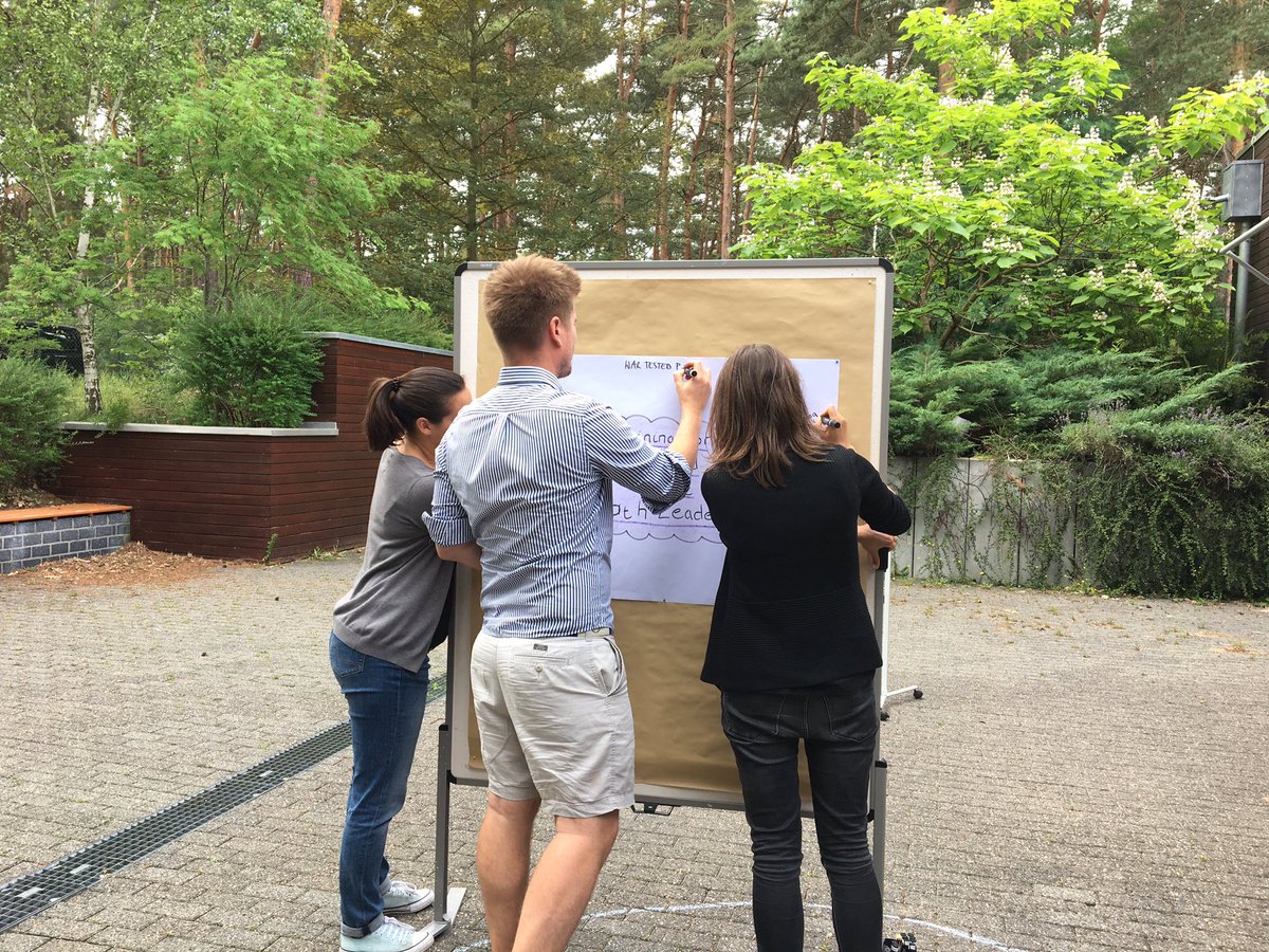 YLABProject's tweet image. Making good use of the #outdoor classroom in Germany to evaluate our project... #joinlearngrow @erasmusplusUK