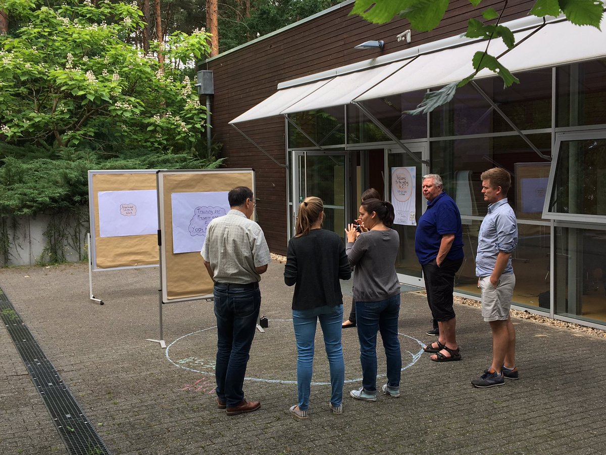 YLABProject's tweet image. Making good use of the #outdoor classroom in Germany to evaluate our project... #joinlearngrow @erasmusplusUK
