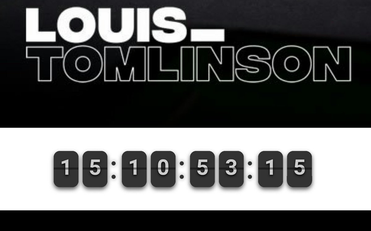 LouisPromoSquad's tweet photo. 15 days and 10 hours to Back To You. https://t.co/n03xEHSwwi