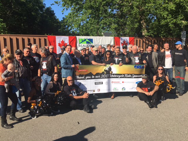 Kicking off the Ontario REALTORS Care® Foundation Motorcycle Ride for Charity this morning @RAHBNews realtorscareontario.ca/donate