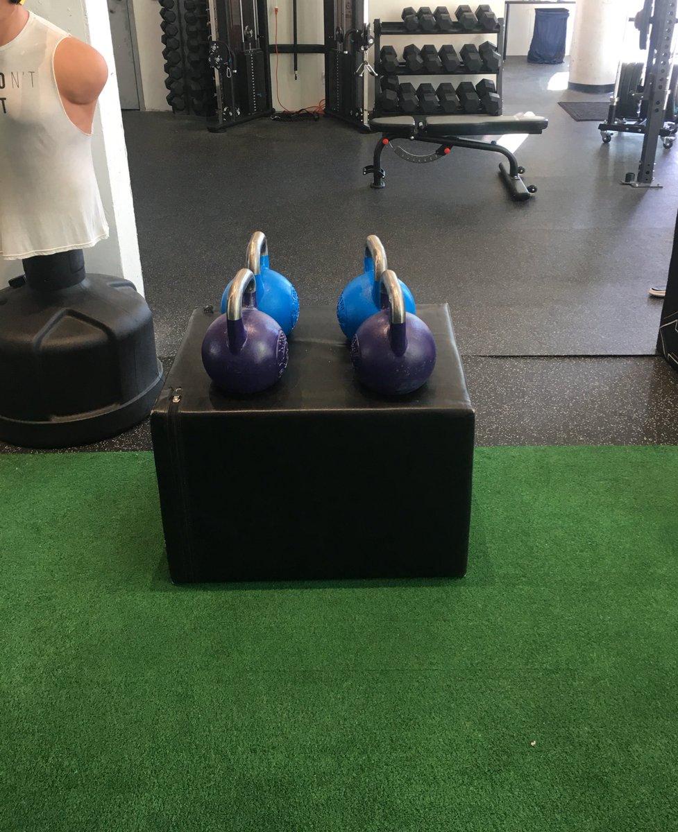All set up and ready for the <a href="/TOwolfpack/">Toronto Wolfpack</a> boys <a href="/ThinkFitStudios/">Think Fitness</a> this morning! #hipthrust #press #squat #RUNWITHTHEPACK