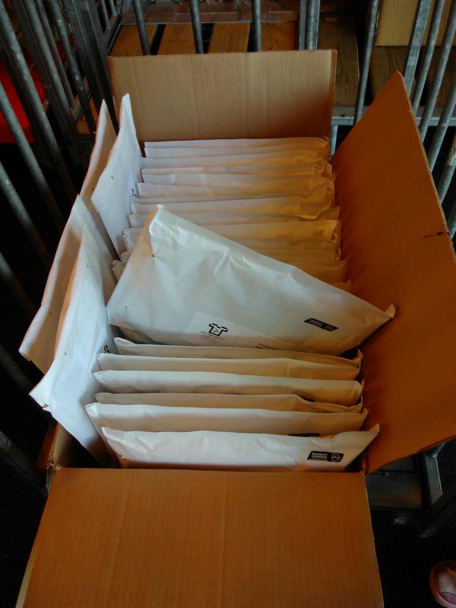 Shirts are on their way! expect a package in the coming days \o/