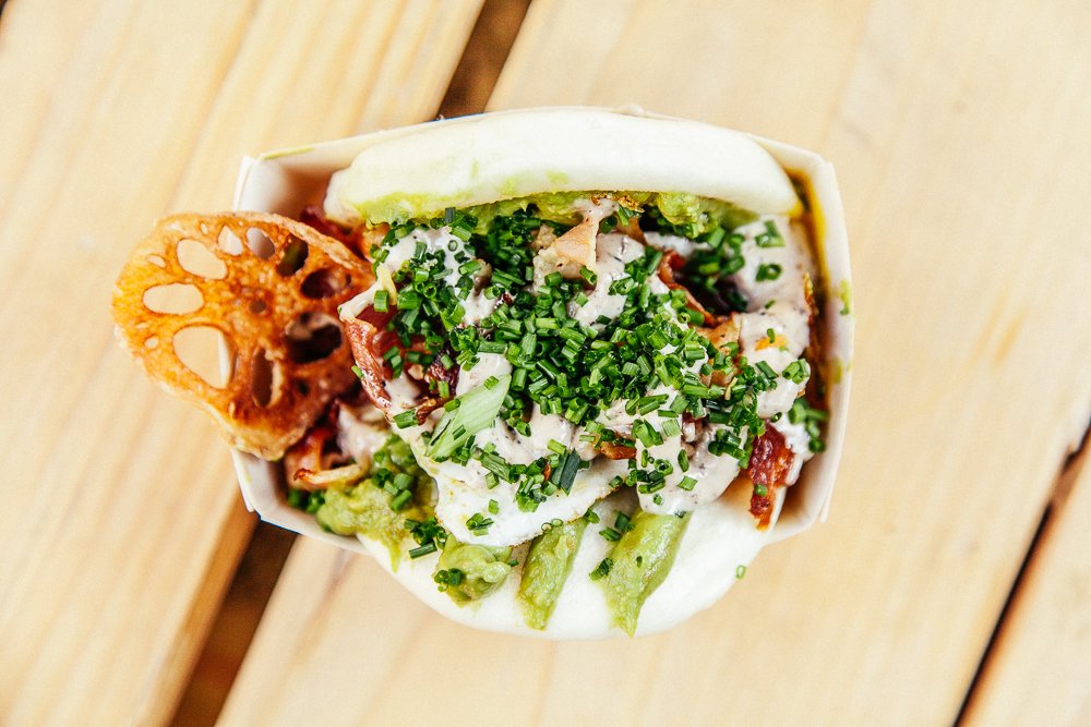 Too much gin last night?

Our Baozi Bao topped with a fried egg &amp; crispy pancetta will help take the pain away. Get yours NOW in <a href="/eatyard/">Eatyard</a>.