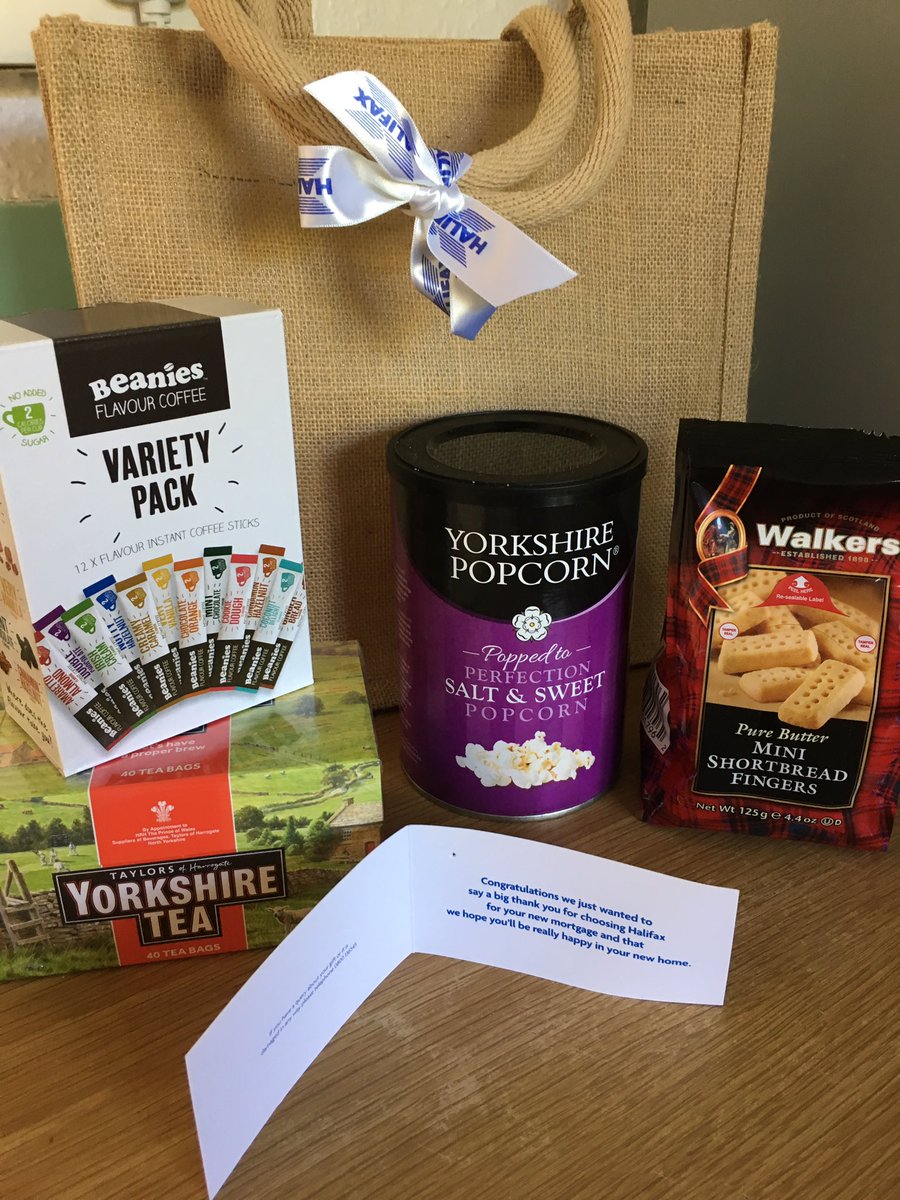 Thank you <a href="/AskHalifaxBank/">AskHalifaxBank</a> for our welcome package!