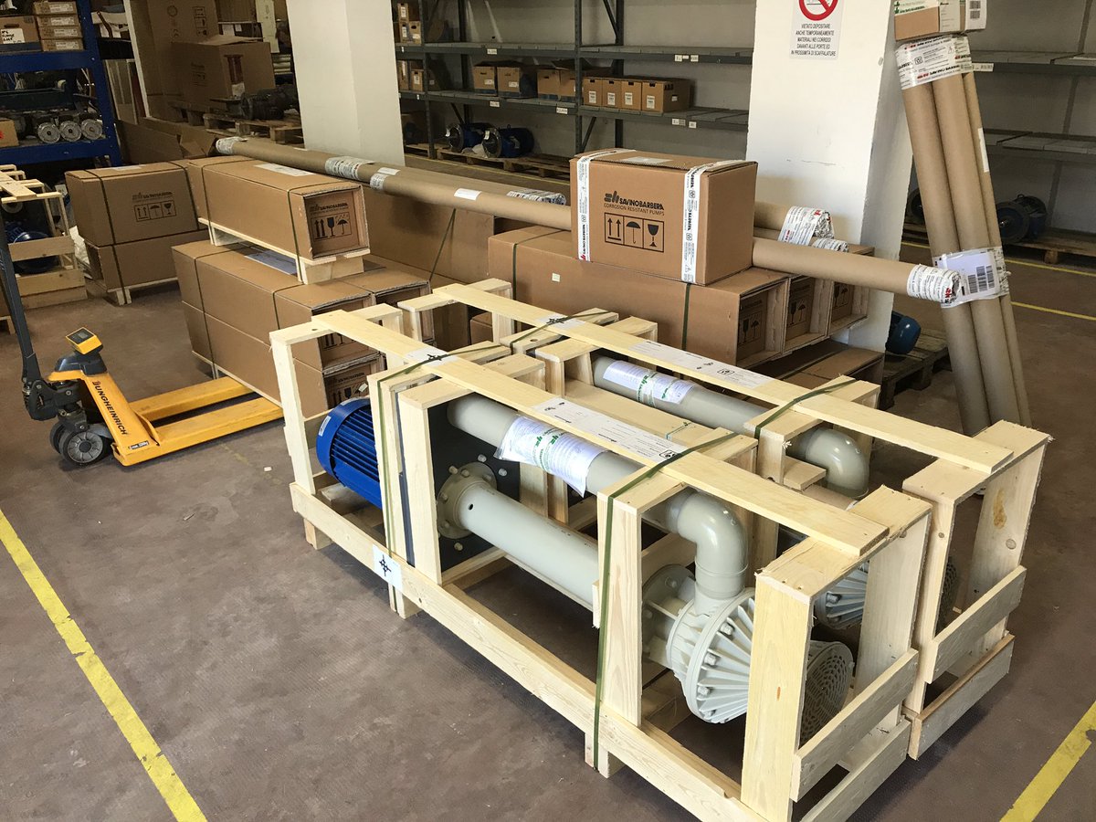 plasticpumps's tweet photo. dear customers....we are on the way!! #savinobarbera #pumpsuppliers #pumpmanufacturer #ChemicalPumps #pumps https://t.co/92CiEBcCAd