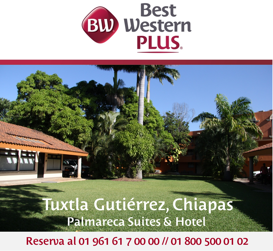 PalmarecaHotel's tweet photo. #MisMetasEnJulio, visitar #Chiapas y hospedarme en #BWPlusPalmareca #Hotel https://t.co/rN6irTSNNU