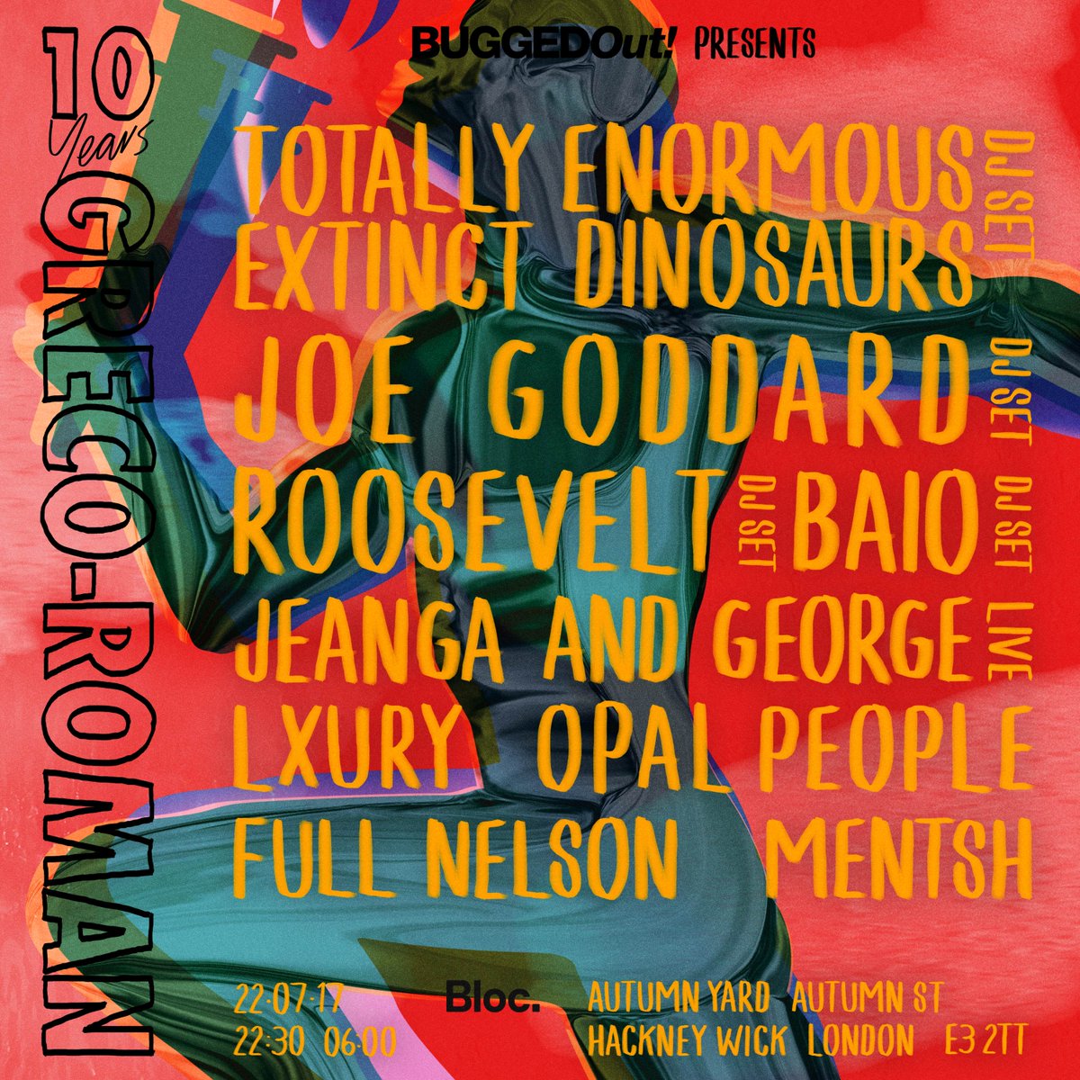 Jeanga and George (@jeangaandgeorge) on Twitter photo We're chuffed to bits about playing live for <a href="/GrecoRomanMusic/">Greco-Roman</a> at their London edition 10th bday celebrations. Who's bringing the cake...? We're chuffed to bits about playing live for <a href="/GrecoRomanMusic/">Greco-Roman</a> at their London edition 10th bday celebrations. Who's bringing the cake...?