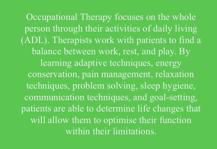 WAHT_OT's tweet image. #valueOT #promoteindependence #enhancequalityoflife