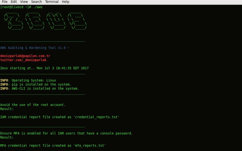 KitPloit's tweet photo. Zeus - AWS EC2 / S3 Auditing & Hardening Tool https://t.co/BlzkUmps5J #AuditingTool #AWS #EC2 https://t.co/uhtBL2ob1c