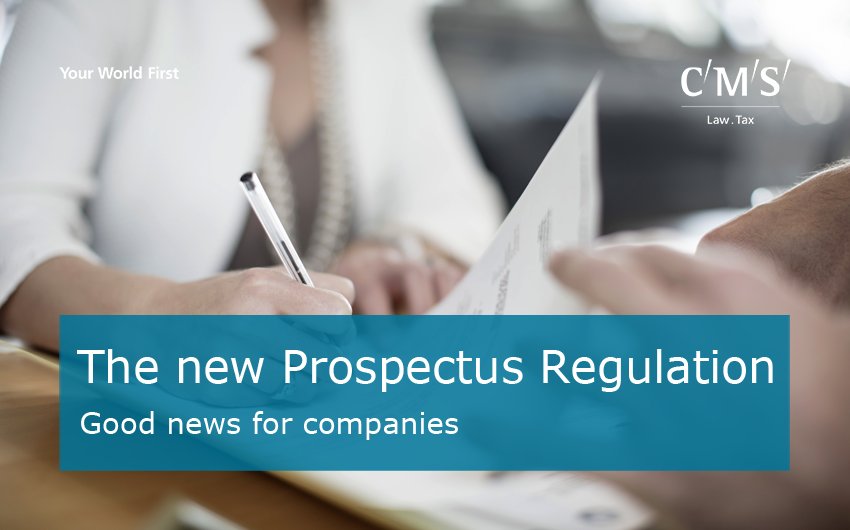 CMSCorporateLaw's tweet photo. New EU #ProspectusDirective has been published in the Official Journal and will be in force 20 July. Read more here: https://t.co/PBUQANajLg https://t.co/z4bvZfGkmA