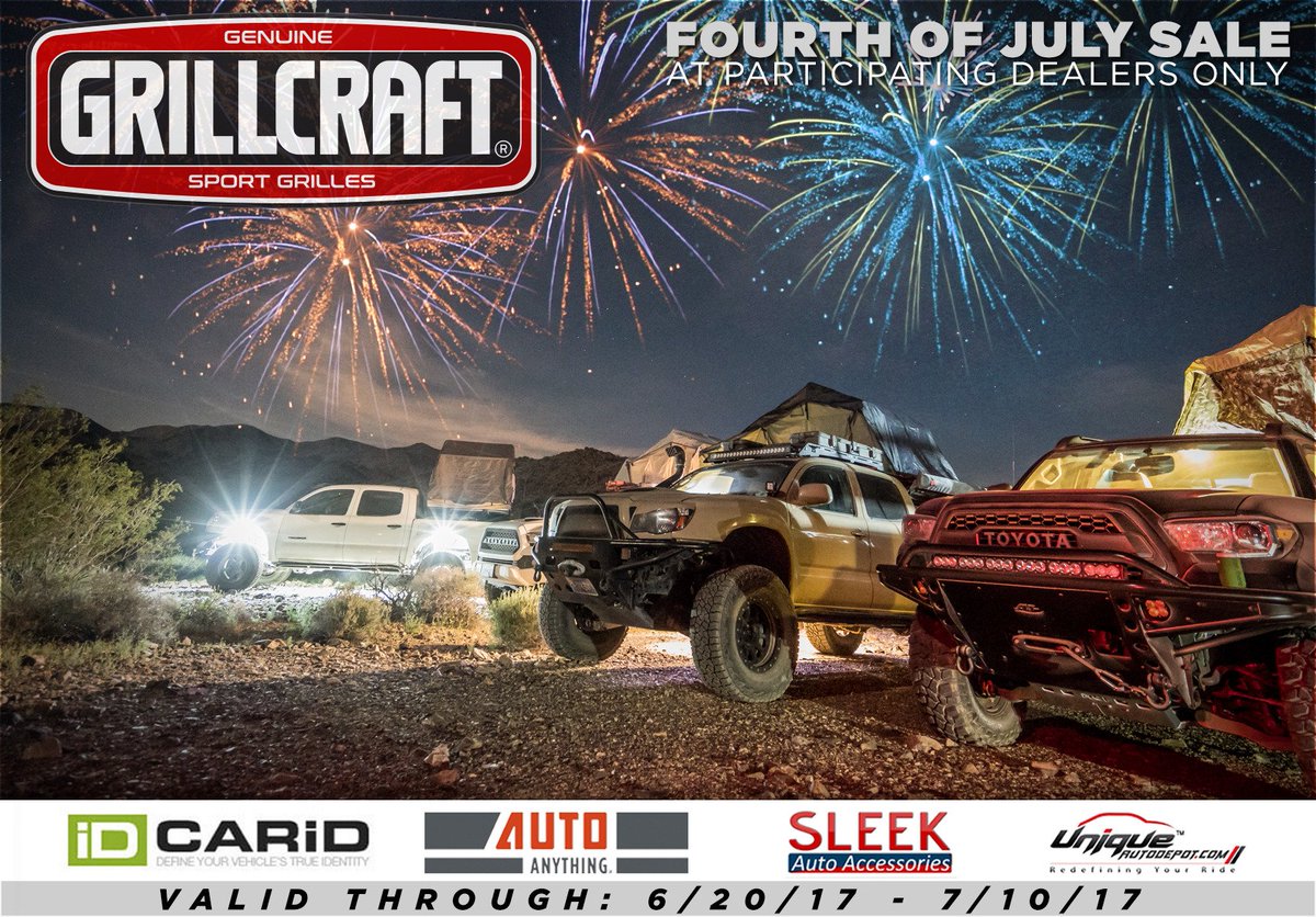 GrillCraft's tweet photo. Happy Independence Day! Our Annual Sale For The 4th Of July Is Here! #GrillCraft #Happy4thOfJulySale 🇺🇸🎆... https://t.co/DZZKhpvG2B https://t.co/VME7HMw3Fp