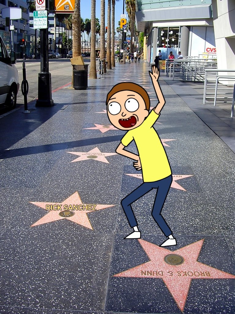 rick____c137's tweet image. Stopped by to clean his star. Nothing but respect for MY superfucked up god.