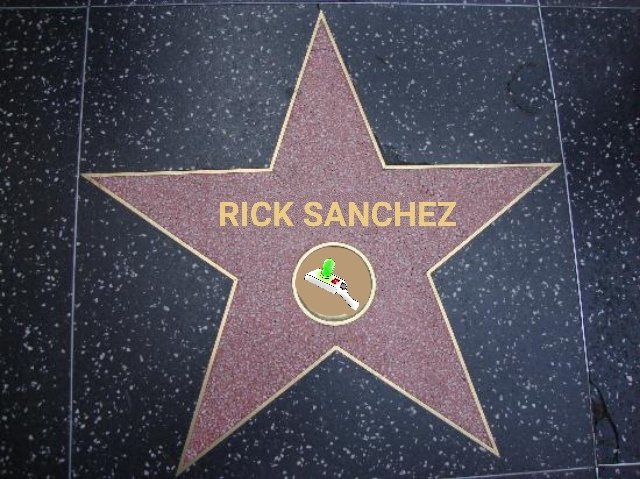 rick____c137's tweet image. Stopped by to clean his star. Nothing but respect for MY superfucked up god.