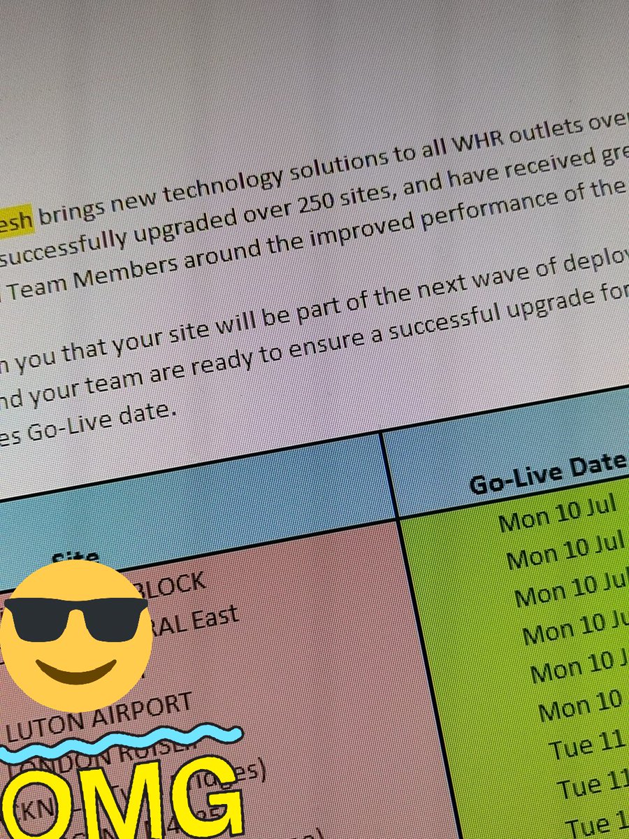 Excited for our refresh on the 10th , <a href="/WHRtechrefresh/">Technology Refresh</a> <a href="/SDEBDD/">simon ewins</a> @OpsTamar