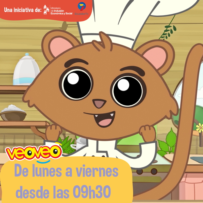 MundoVEOVEO's tweet photo. Disfruta de #VeoVeo de lunes a viernes desde la 09h30 por @EcuadorTV https://t.co/1mn48m4rPH